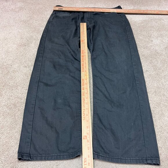 Levi's Jeans 505 Gray Men's Size 36X30 Straight Leg Pockets - Picture 2 of 13
